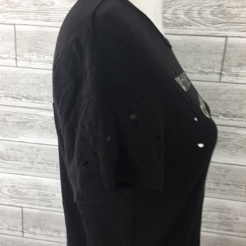 Signorelli T-Shirt Holes Ripped Distressed NEW - Picture 5 of 7